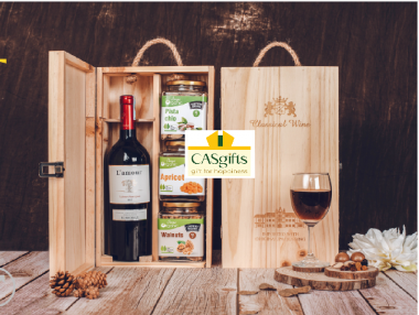 Hộp quà tết CASgifts bằng gỗ cao cấp – Hộp quà Như Ý